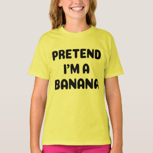 Camiseta Função Halloween - Finja que sou uma Banana