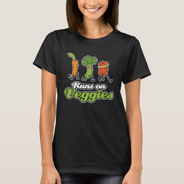 Camiseta Funciona em Veggies (Frente)