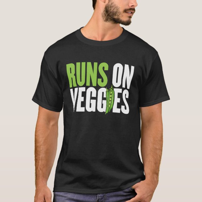 Camiseta Funciona em Veggies Peas (Frente)