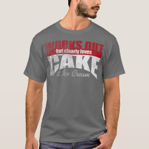 Camiseta Funciona, Mas Ama Claramente O Bolo E O Sorvete 14