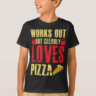 Camiseta Funciona, Mas Ama Claramente O Cozinhar De Pizza P