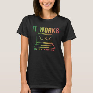 Camiseta Funciona No Meu Programador Engraçado Com Licença 
