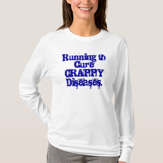 Camiseta Funcionamento às doenças de CureCRAPPY (Frente)