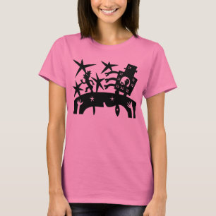 Camiseta Funcionamento longe de um robô