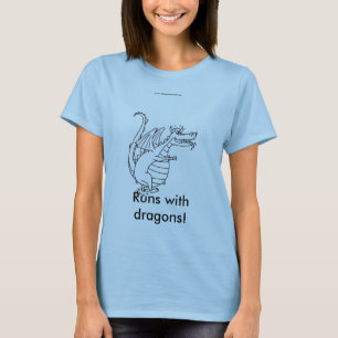 Camiseta Funcionamentos com dragões!