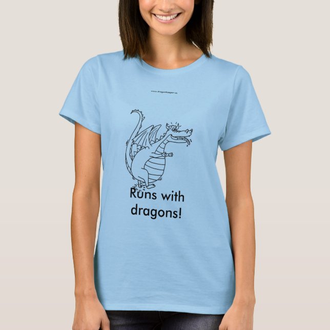 Camiseta Funcionamentos com dragões! (Frente)