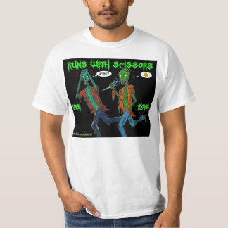 Camiseta funcionamentos com tesouras