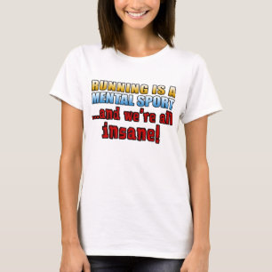 Camiseta Funcionar é um esporte mental
