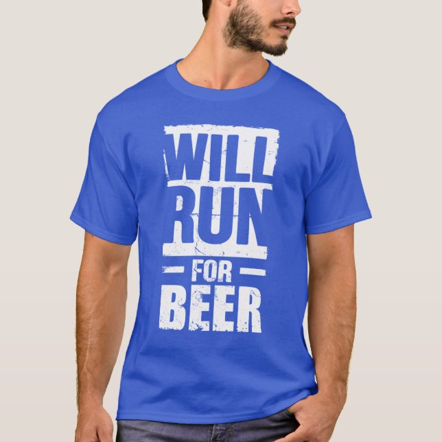 Camiseta Funcionará para a cerveja (Frente)