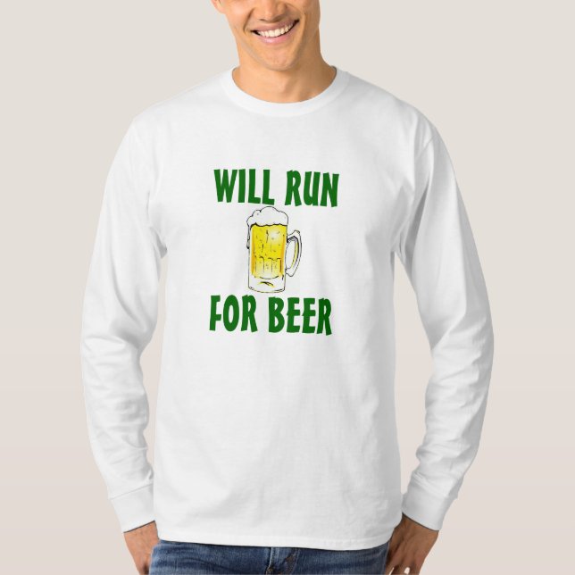 Camiseta Funcionará para a cerveja (Frente)