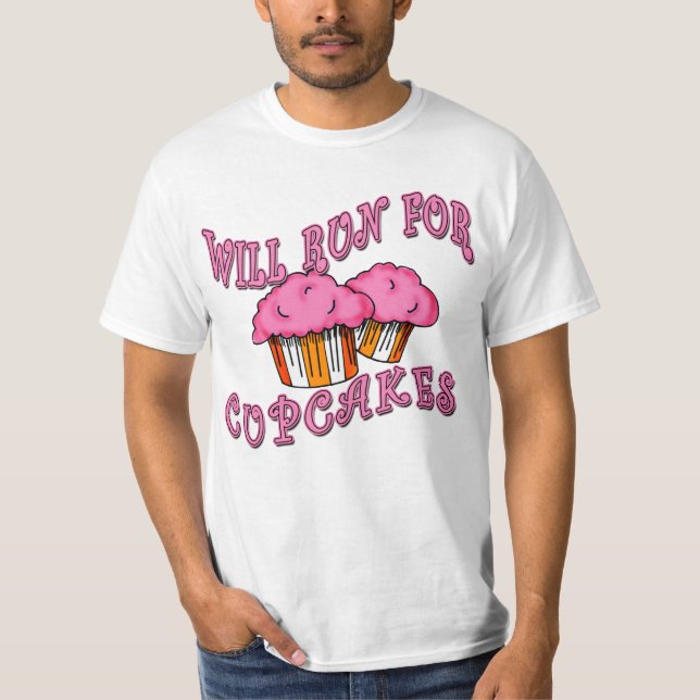 Camiseta FUNCIONARÁ PARA os CUPCAKES que funcionam (Frente)