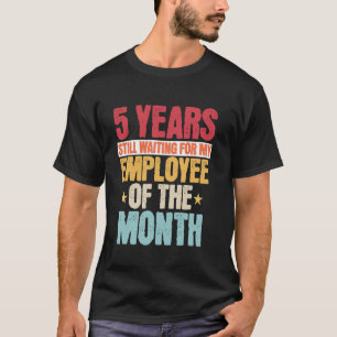 Camiseta Funcionário 5 Anos De Trabalho - 5 Anos De Anivers