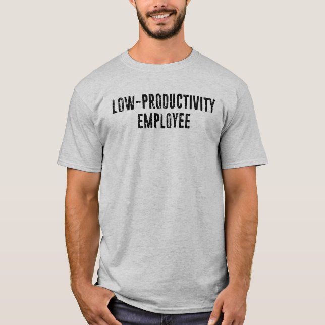 Camiseta Funcionário de Baixa Produtividade Servidor Públic (Frente)