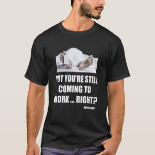 Camiseta Funcionário de escritório trabalhado até a morte R