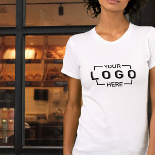 Camiseta Funcionário de Logotipo Comercial Personalizado