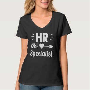 Camiseta Funcionário de Recursos Humanos do Gerente Especia