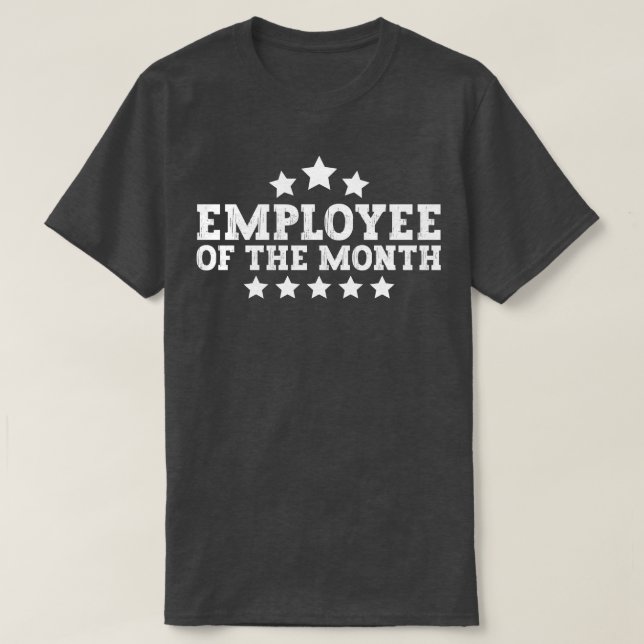 Camiseta Funcionário do mês 8 (Frente do Design)
