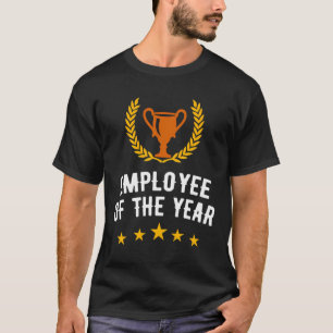 Camiseta Funcionário Do Prêmio Do Ano