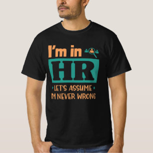 Camiseta Funcionário Engraçado do RH Presente   Presente do