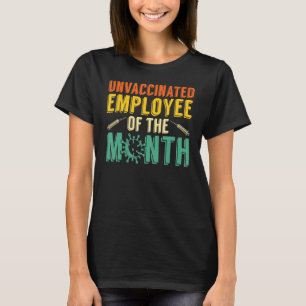 Camiseta Funcionário Não Vacinado Vacina Anti Vax Anti Vac