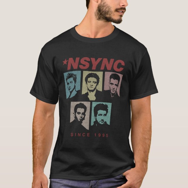 Camiseta Funcionário Nsync Desde 1995 (Frente)