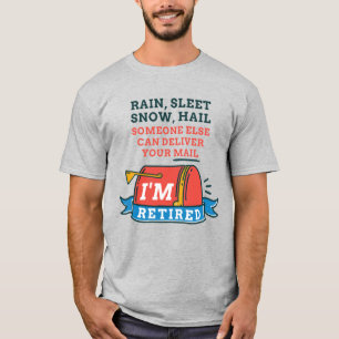 Camiseta Funcionário Postal Aposentado Carteiro Aposentador