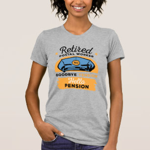 Camiseta Funcionário Postal Aposentado Mailman Engraçado Ap
