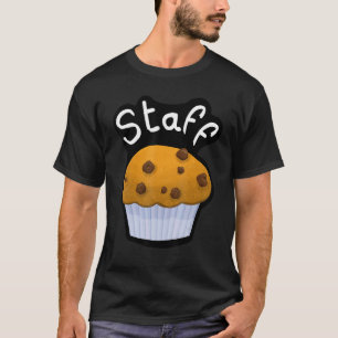 Camiseta Funcionarios bar Croissant para café e padaria que