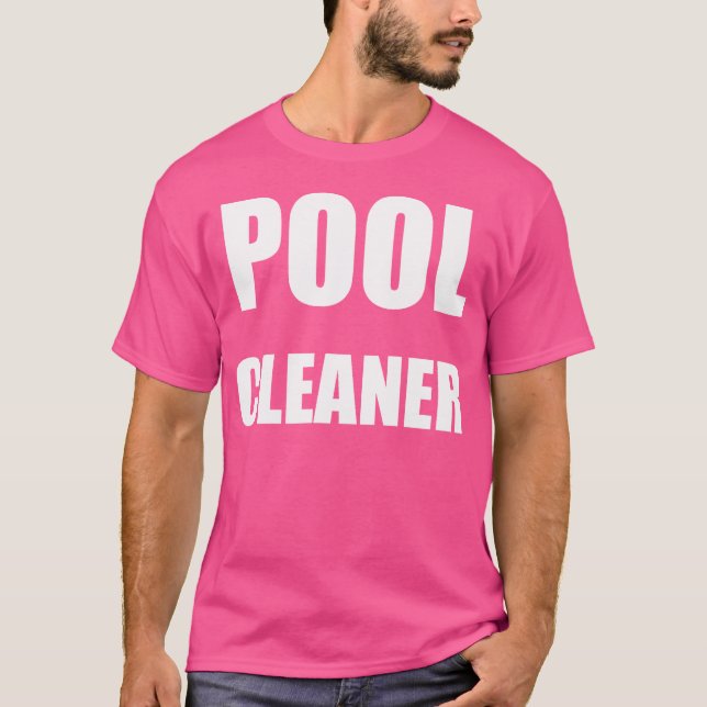 Camiseta Funcionários da Limpeza de piscinas Trabalho Unifo (Frente)