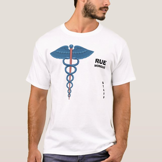 CAMISETA FUNCIONARIOS DA MORGUE DA RUA (Frente)