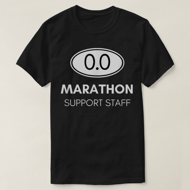 Camiseta Funcionarios de apoio à maratona para espectadores (Frente do Design)