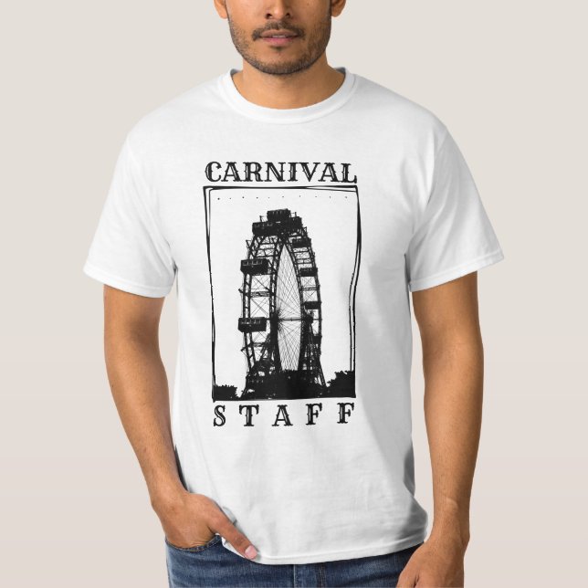 Camiseta Funcionarios de Carnaval - Retro Festival & Fair W (Frente)