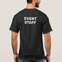Funcionarios de evento preto