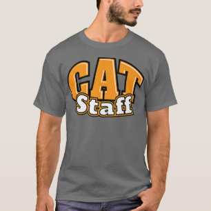 Camiseta Funcionarios de Gato Engraçado e Presente de Gato