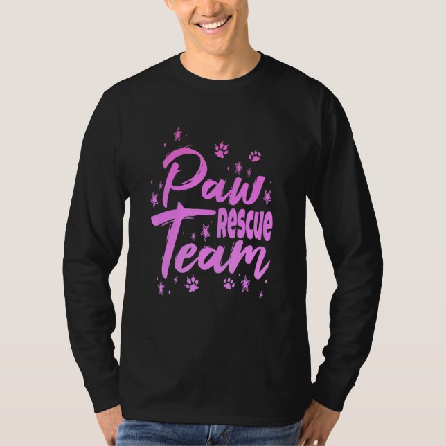 Camiseta Funcionarios de proteção para proteção de animais (Frente)
