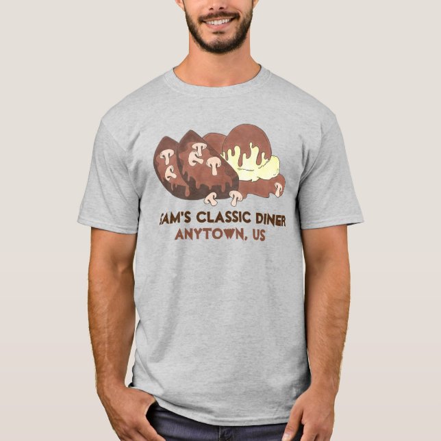 Camiseta Funcionarios de Restaurante Personalizado da Comid (Frente)