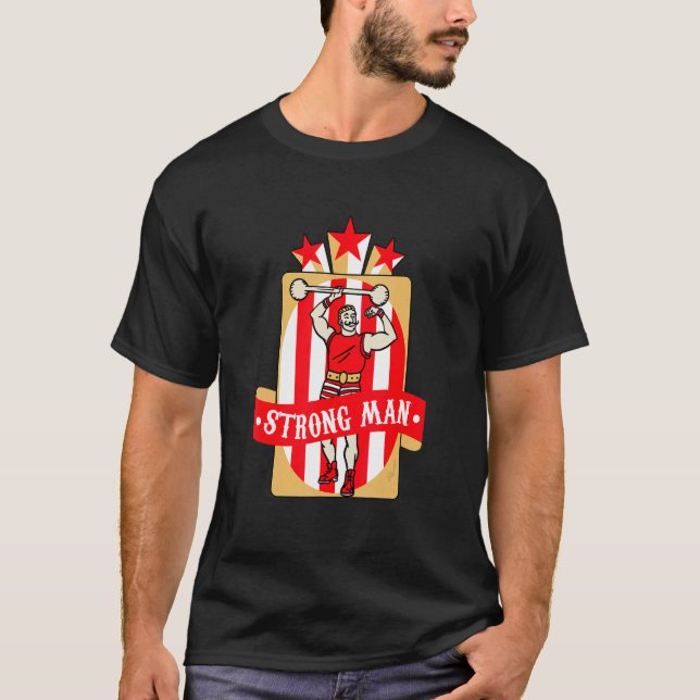 Camiseta Funcionarios do Circus Carnival Strongman (Frente)