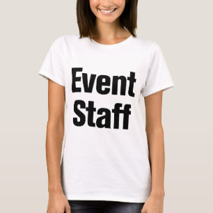Camiseta Funcionarios do evento