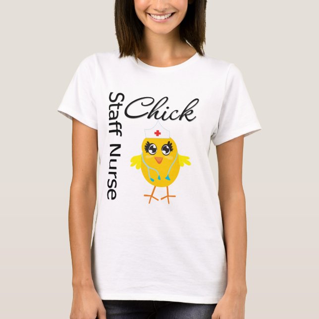 Camiseta Funcionarios Enfermeiro Pintinho v1 (Frente)