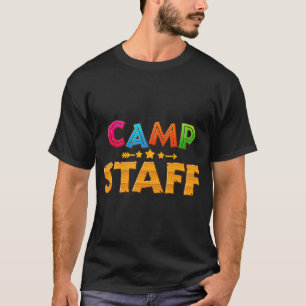 Camiseta Funcionarios Engraçado Diretor de Acampamento de C