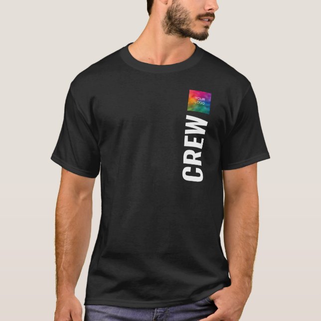 Camiseta Funcionarios Para Pessoal Logotipo TShirt Design F (Frente)