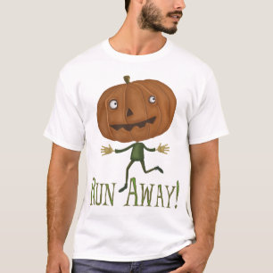 Camiseta Funcione abóbora ausente o t-shirt destruído