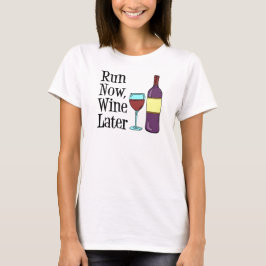 Camiseta Funcione agora o vinho mais tarde
