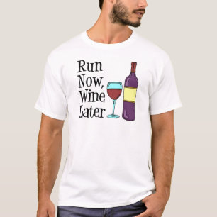 Camiseta Funcione agora o vinho mais tarde