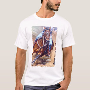 Camiseta Funcione com a competência rápida do tambor da