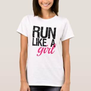 Camiseta Funcione como um tanque das mulheres da menina