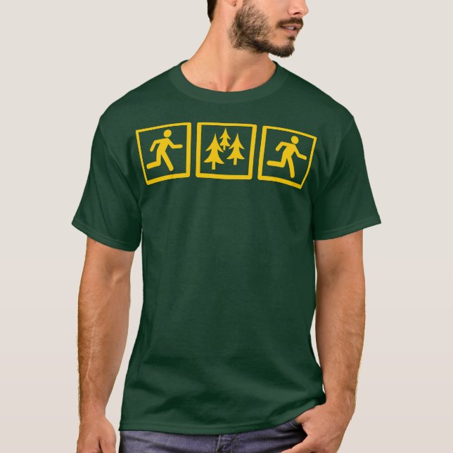 Camiseta Funcione homens do funcionamento (Frente)