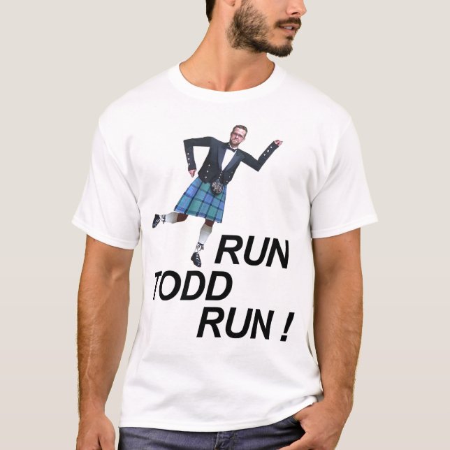 Camiseta Funcione o funcionamento de Todd (Frente)