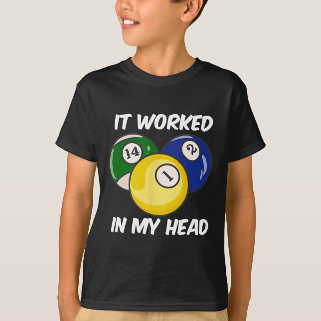 Camiseta Funcionou Na Minha Cabeça, Citando A Piscina Engra (Frente)