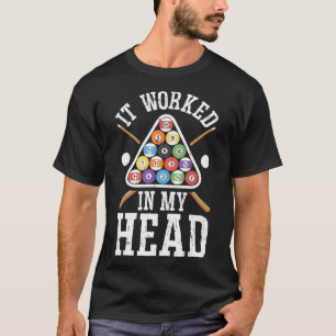 Camiseta Funcionou Na Minha Cabeça, Engraçada Piscina Billi